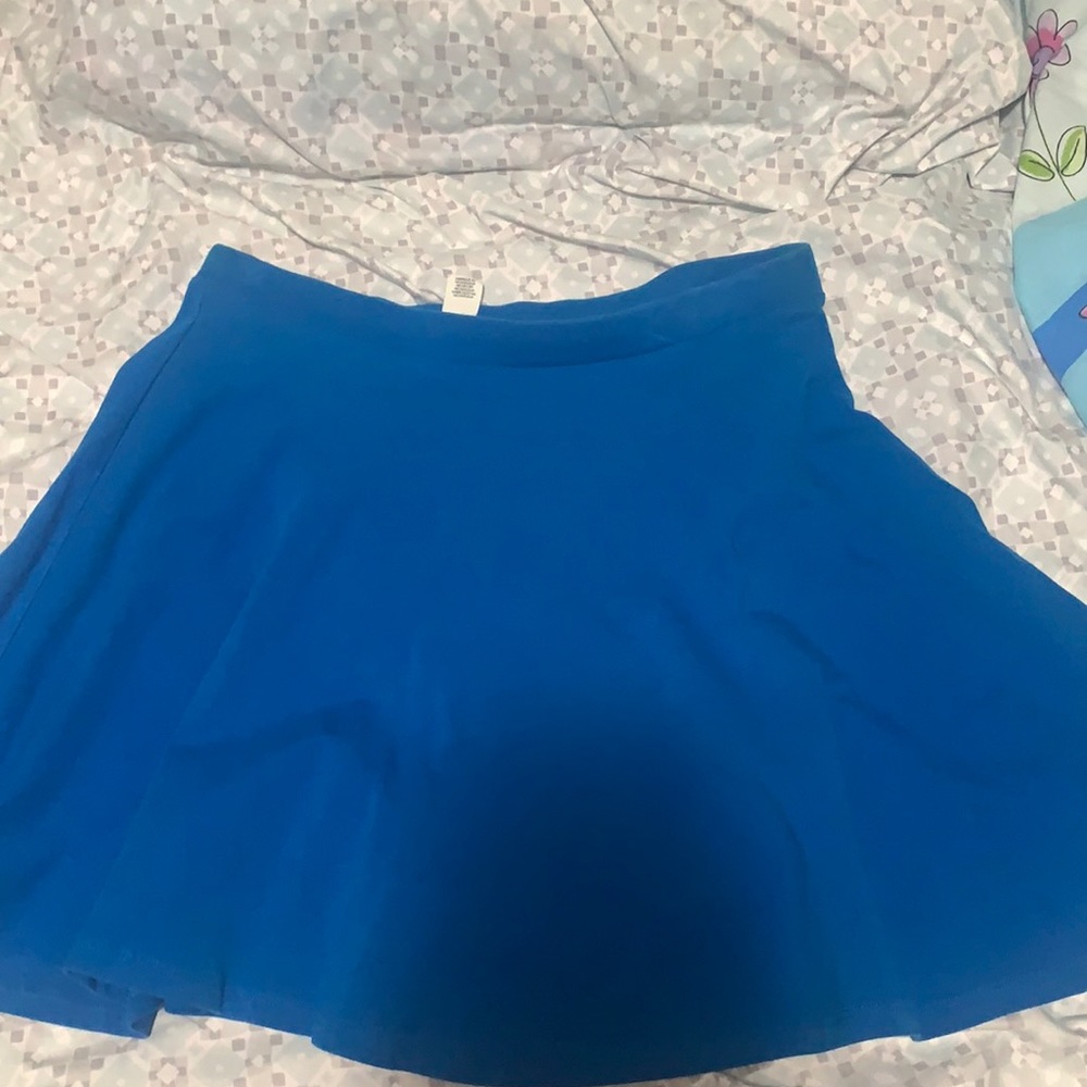 Forever 21 Blue Skater A-line skirt